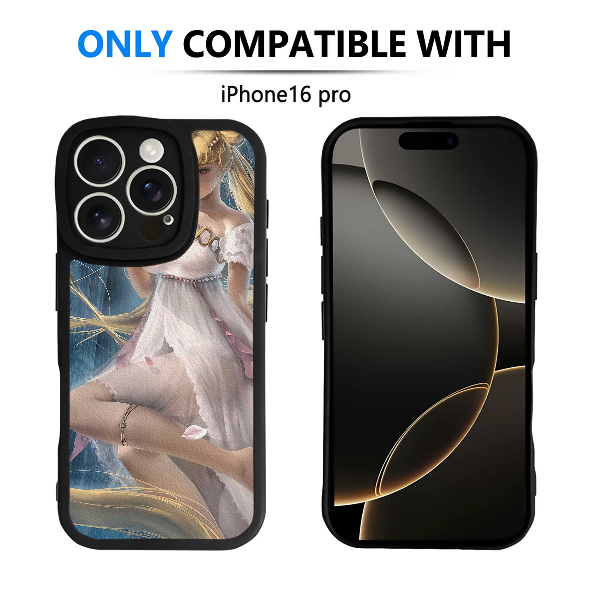 （画像用） 美少女戦士セーラームーン Sailor Moon 【iPhone 16シリーズ対応】シリコンスマホケース（レザー調） 材質：シリコン